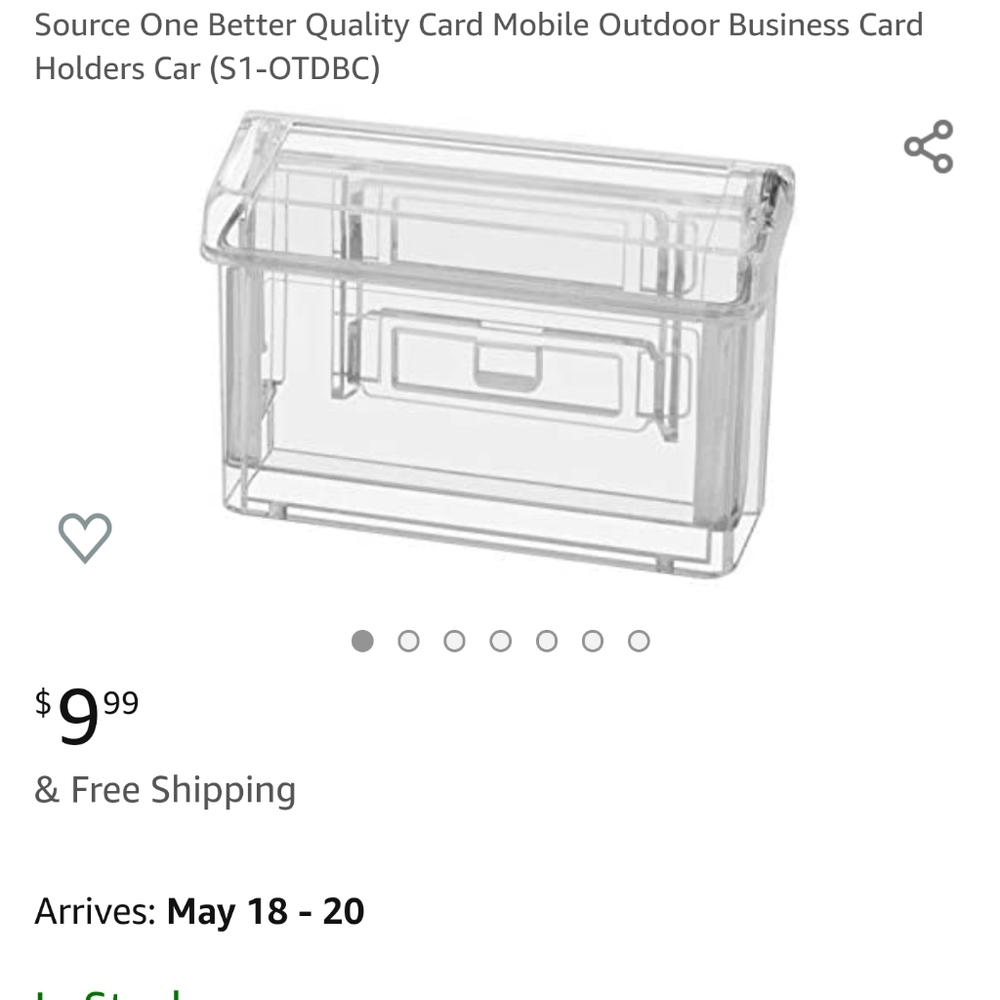 Business card holder for your car - Picture 4 of 4
